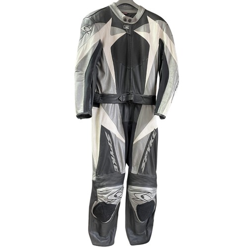 Spyke grau zweiteiler leder - grau,