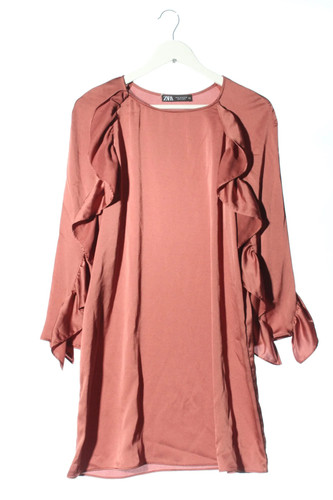 Zara cocktailkleider cognac - zara,