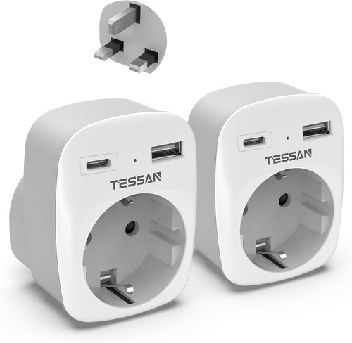 2er pack adapter england - 2er,