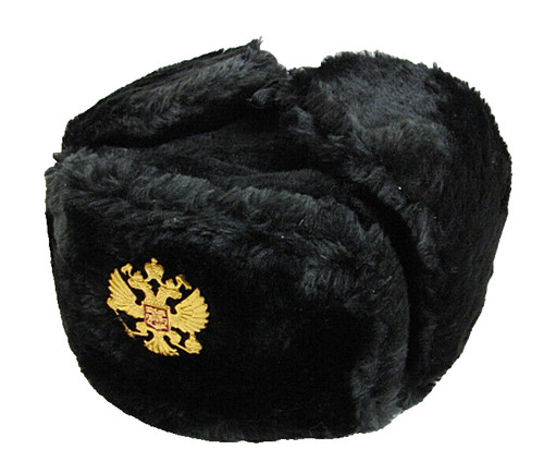 Russische uschanka kunstfell - russische,