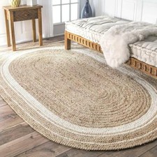 Teppich Jute Oval Landhaus