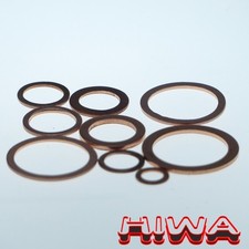 25x Dichtring aus Kupfer DIN