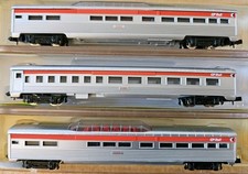 Model Power "Streamline Passenger Cars", 3 Stück (3036 und 2 X 3056), Spur N