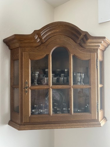 Eck vitrine hängeschrank - eck-vitrine,
