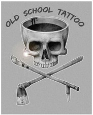 Oldschool tattoo skull - oldschool,