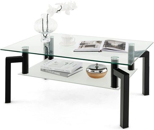 Couchtisch glas stufig - couchtisch,