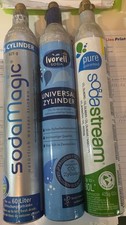 SODASTREAM & Sodamagic ZYLINDER KARTUSCHE CO2 KOHLENSÄURE 60l LEER div. Marken