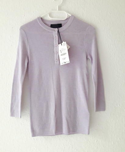 Zara strick pullover lila - zara,