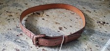 Schmaler Ledergürtel echt