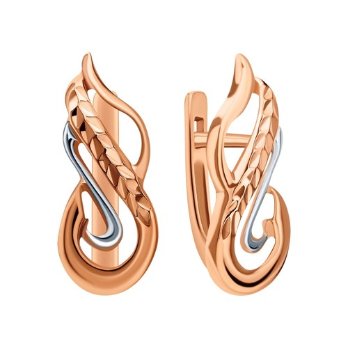14k 585 rotgold ohrring 72126 - 14k,