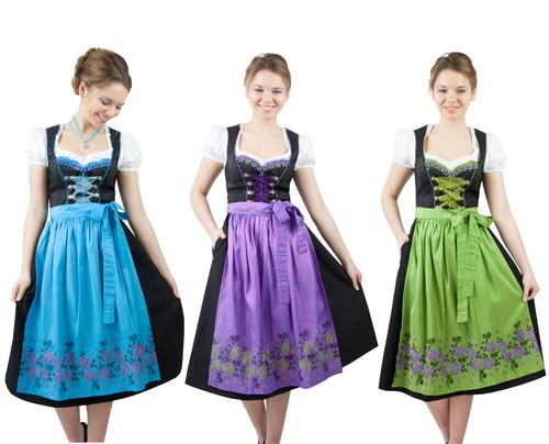 Dirndl 70er länge - dirndl,