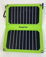 POWERTEC PT Flap SunPower 11W 2000mA 5V Solarpanel Faltbar ToGo Wandern Trekking