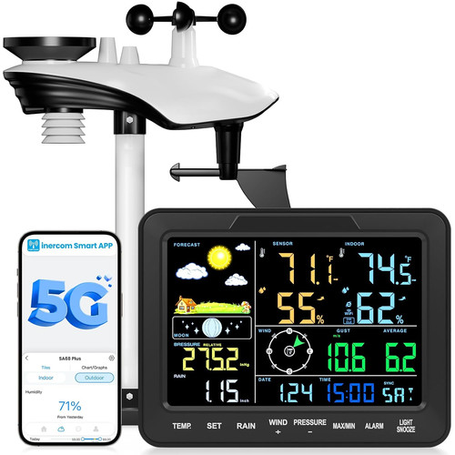 Wlan wetterstation mit - 5g/2,4g,