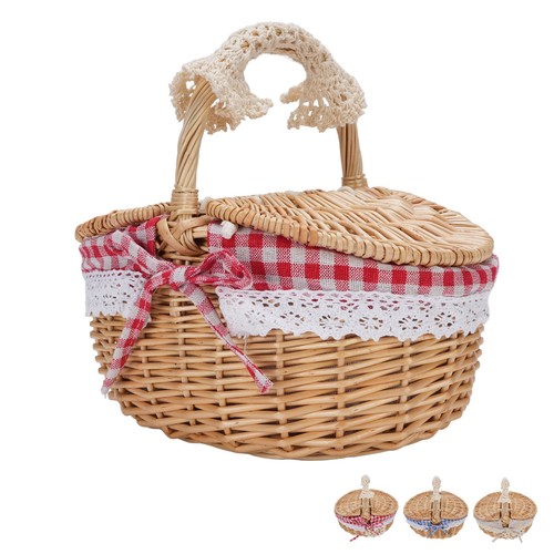 Leerer picknickkorb - leerer,
