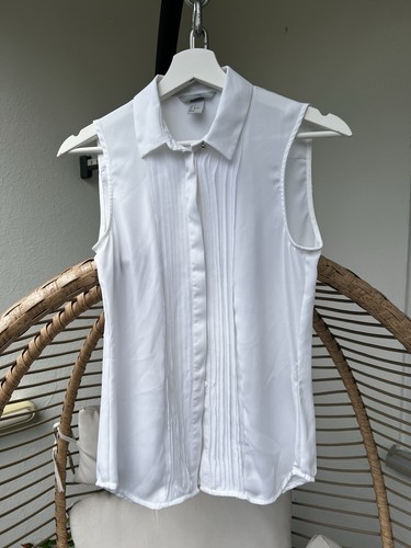 ärmellose bluse weiß - bluse,