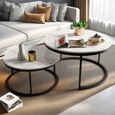 Couchtisch rund 2er Set