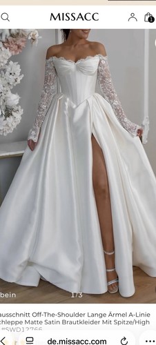 Brautkleid linie missac - brautkleid,