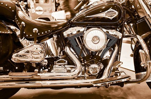 Leinwand bild harley - leinwand,