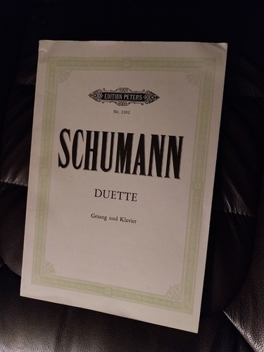 Robert schumann duette gesang - schumann,