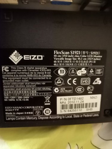 Eizo flexscan ev2736w ips - eizo, 27