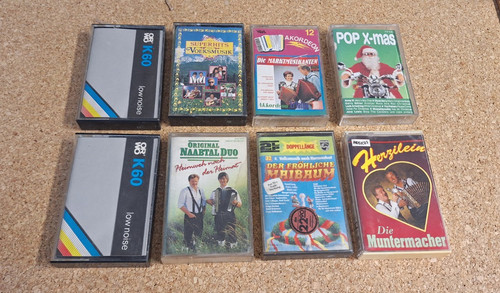 Kassetten musikkassette - kassetten,, (mc)