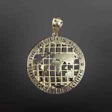 10kt gelbgold the world - "the,