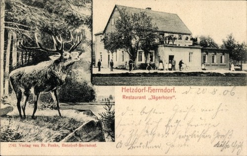 Herrndorf hetzdorf - ak,