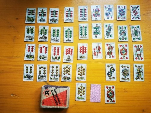 Altes mini kartenspiel x - mini,