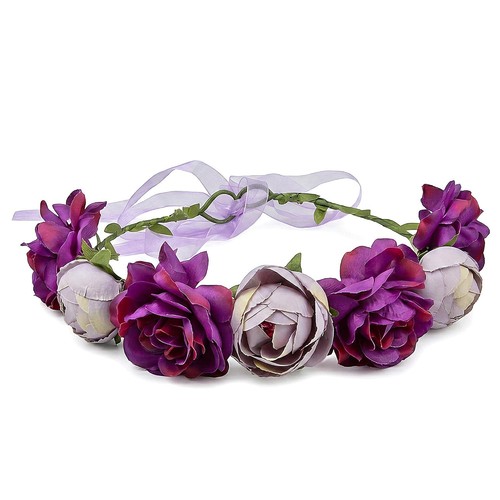 Blumen haarreif mit rosen - blumen,