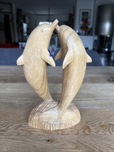 Delfin skulptur holz - delfin,