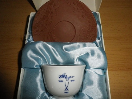 Meissen koppchen untertasse - koppchen, +