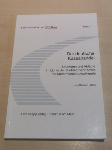 Der deutsche kassahandel - deutsche,