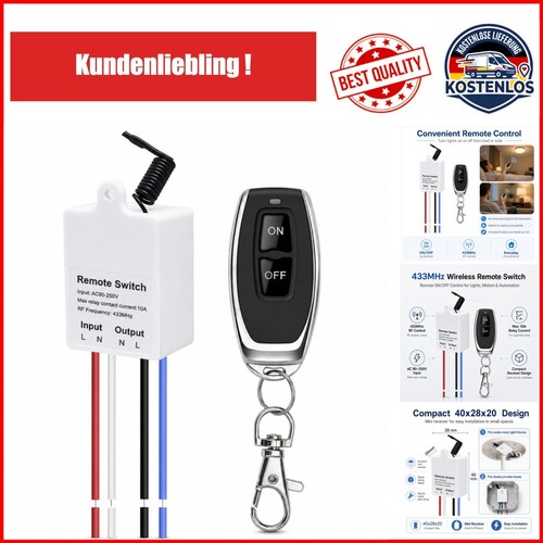Qiachip funkschalter 230v mit - 230v,
