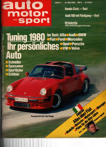 Zeitschrift auto motor und - motor,