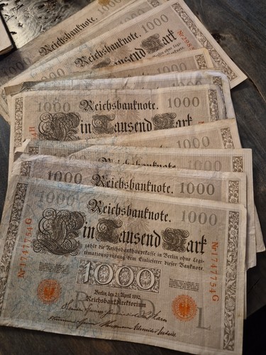 Reichsbanknote 1000 - 3, x