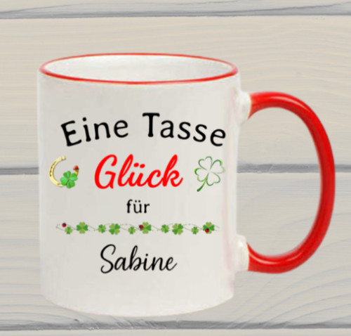 Tasse name personalisiert - tasse,