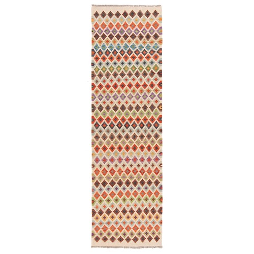Kelim afghan 295x87 - afghan, cm