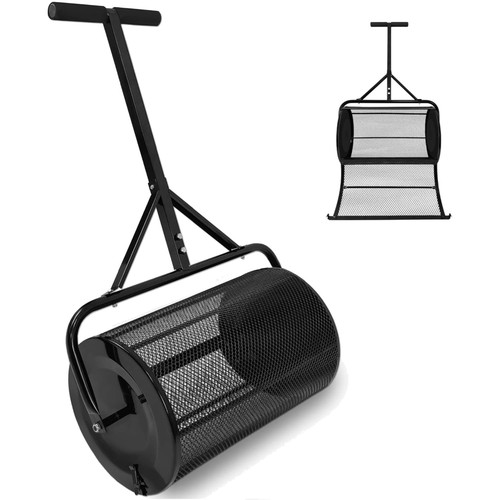 80l gartenkompoststreuer mit - 80l,