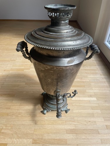 Samowar holzkohle antik alt - samowar,