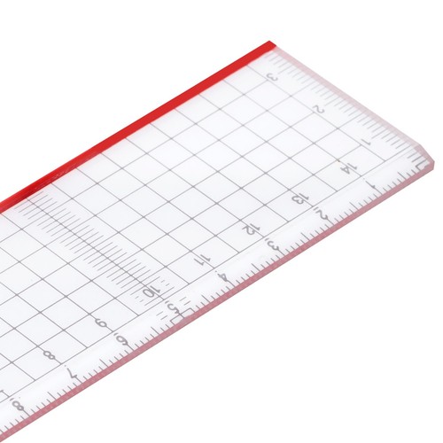 Schneidlineal aus plexiglas - schneidlineal,