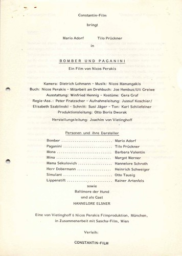 Bomber und paganini - bomber,