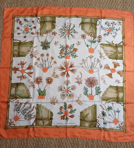 Hermès schal vintage herbier - vintage,