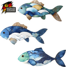 Holz fisch wanddeko set für - wanddeko,