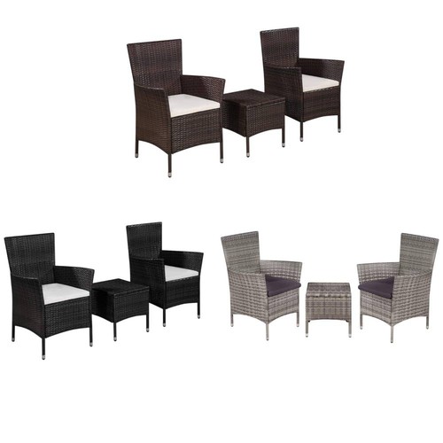 Bistro set poly rattan - set,