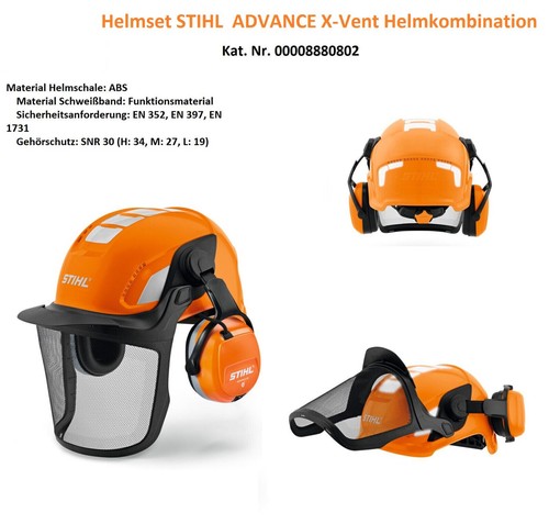 Helmset stihl advance vent - helmset, x-vent