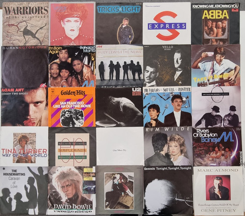 25x vinyl single sammlung - 25x,
