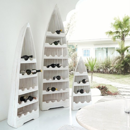 Weinregal vino antique white - vino-l, antique-white