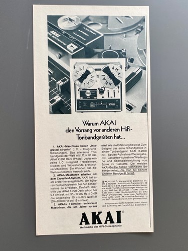 Akai tonbandgerät tape hifi - akai,