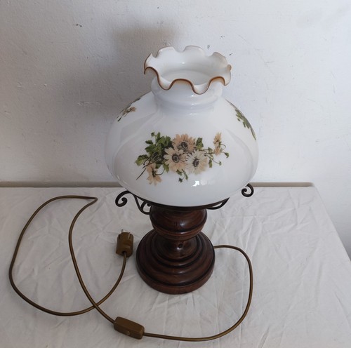Tischlampe holz landhausstill - tischlampe,