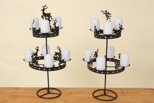 Kerzenhalter etagere - kerzenhalter, /